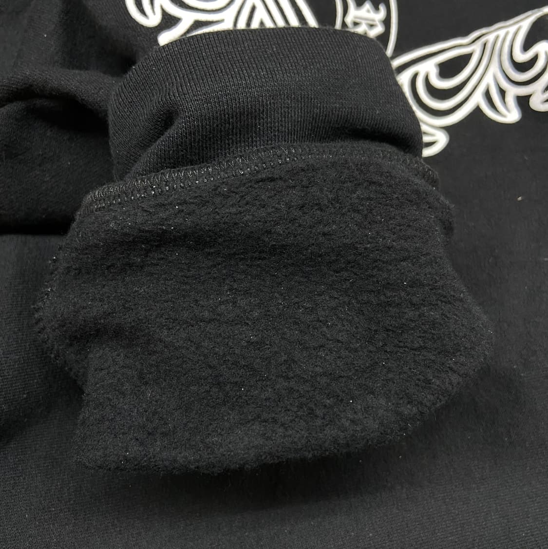 크롬하츠 플로랄 홀스슈 후드 블랙 XL 상품이미지4