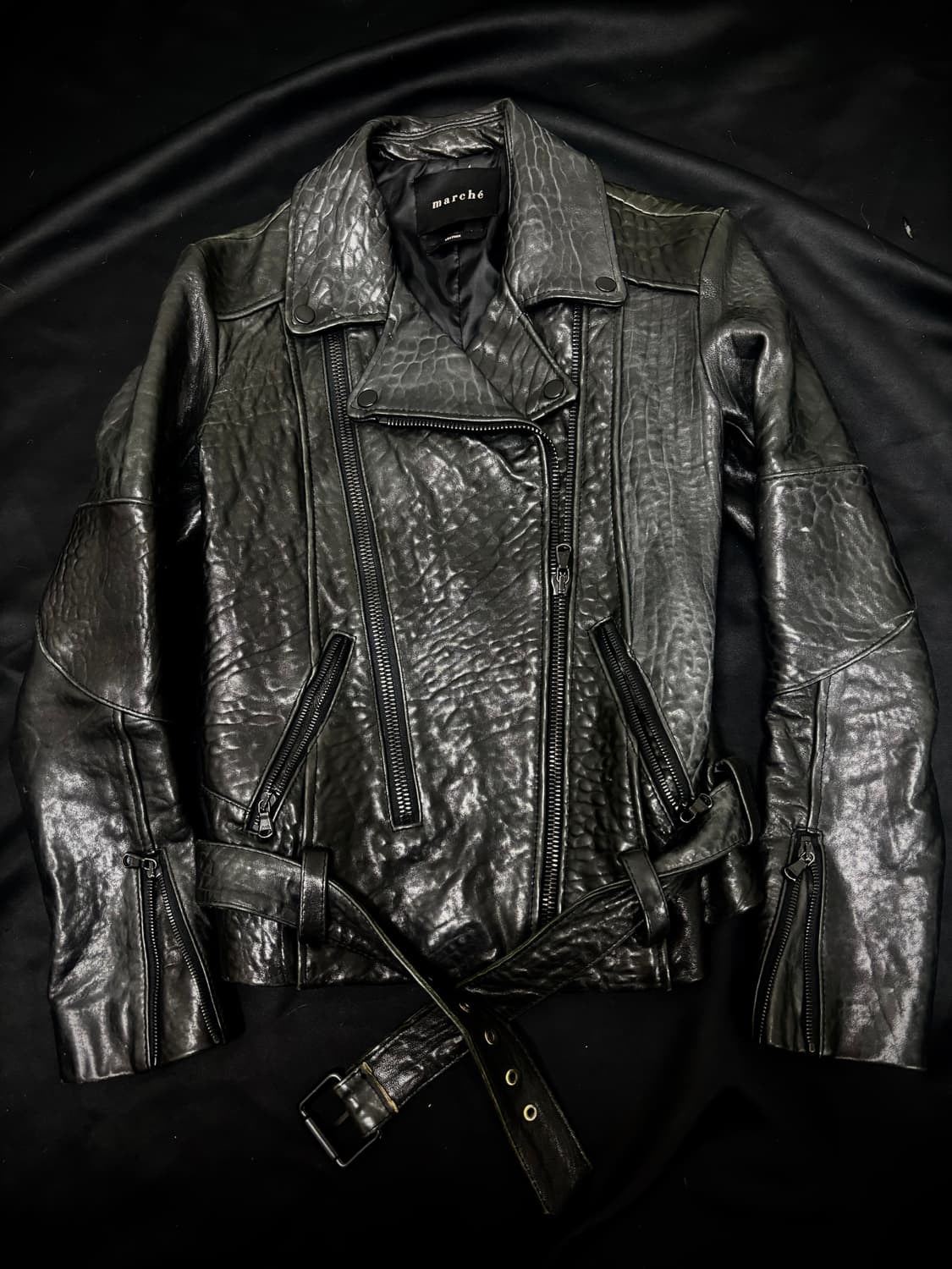 [Marche Leather] V-Kei Crocodile Design  상품이미지1