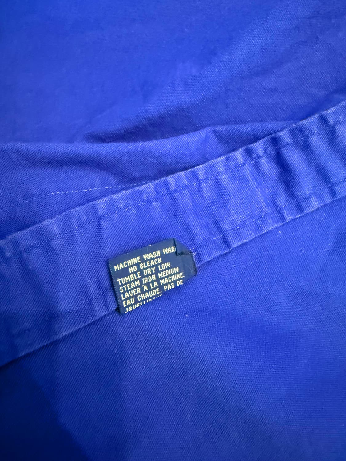 폴로 랄프로렌 로얄블루 XL 긴팔 셔츠 (made in canada) 상품이미지4