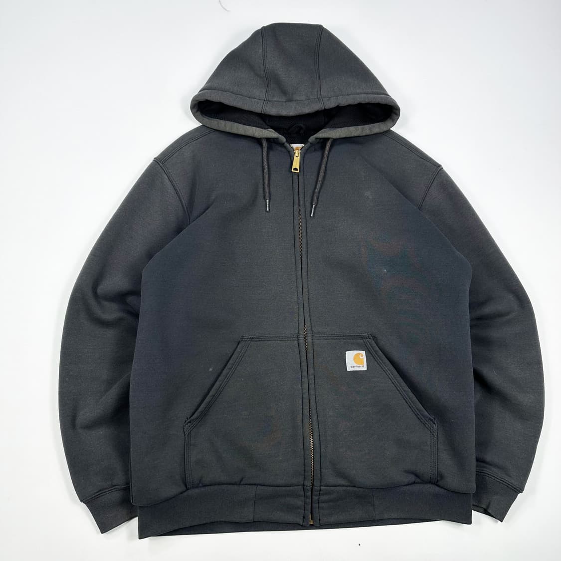 칼하트 오리지널 써멀 차콜 헤비 후드집업 (실측 L) 상품이미지2