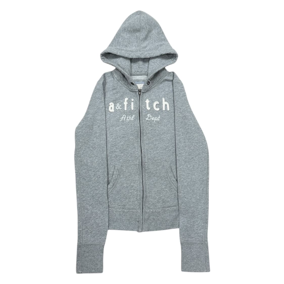 아베크롬비 빈티지 Y2K 스펠로고 후드집업 그레이 XL 상품이미지1