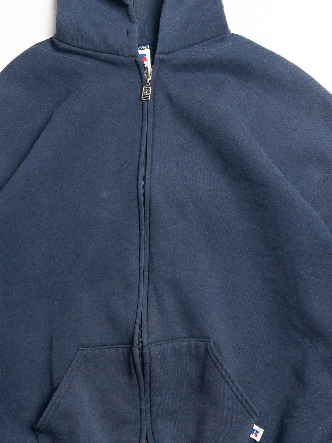 90s Russell Blank Hoodie Full Zip USA 상품이미지6