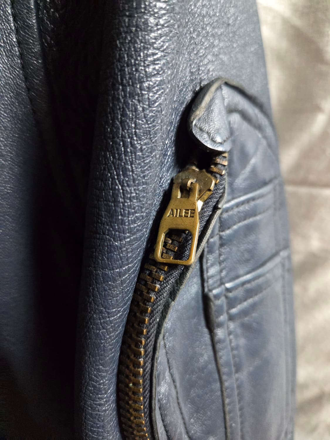 1970~80s 프렌치 빈티지 프랑스군 파일럿 레더 자켓 105 상품이미지5