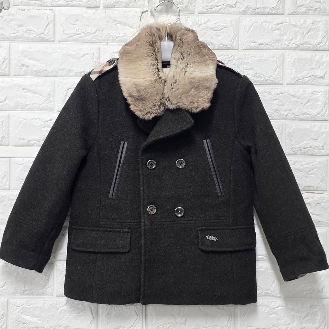 택포) 닥스 키즈 모직 코트 120(7Y)  상품이미지1