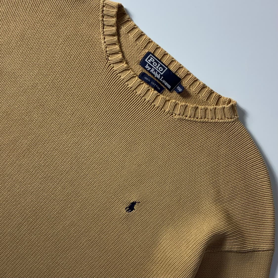 Polo 폴로 랄프로렌 베이지 라운드 니트 상품이미지3