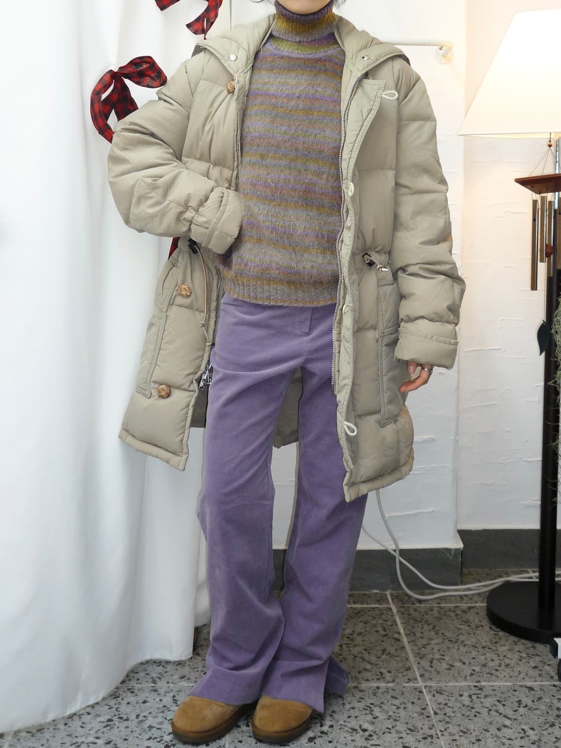 soft taupe goose down 상품이미지5