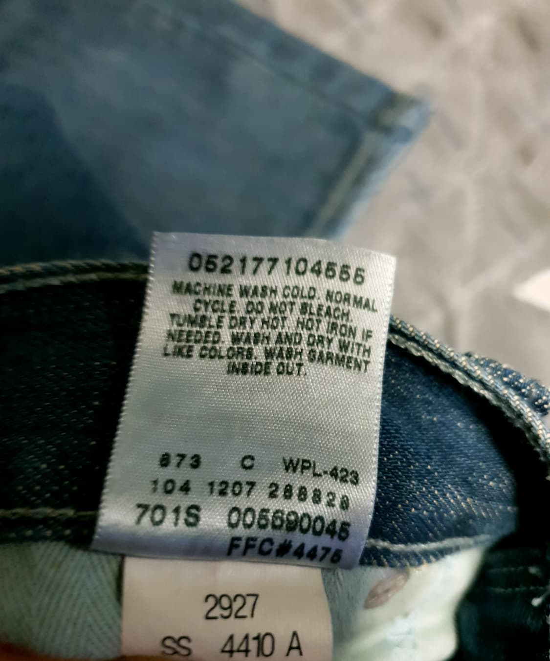 리바이스 569 루즈 스트레이트 은장자수 데님팬츠 (33) 상품이미지7