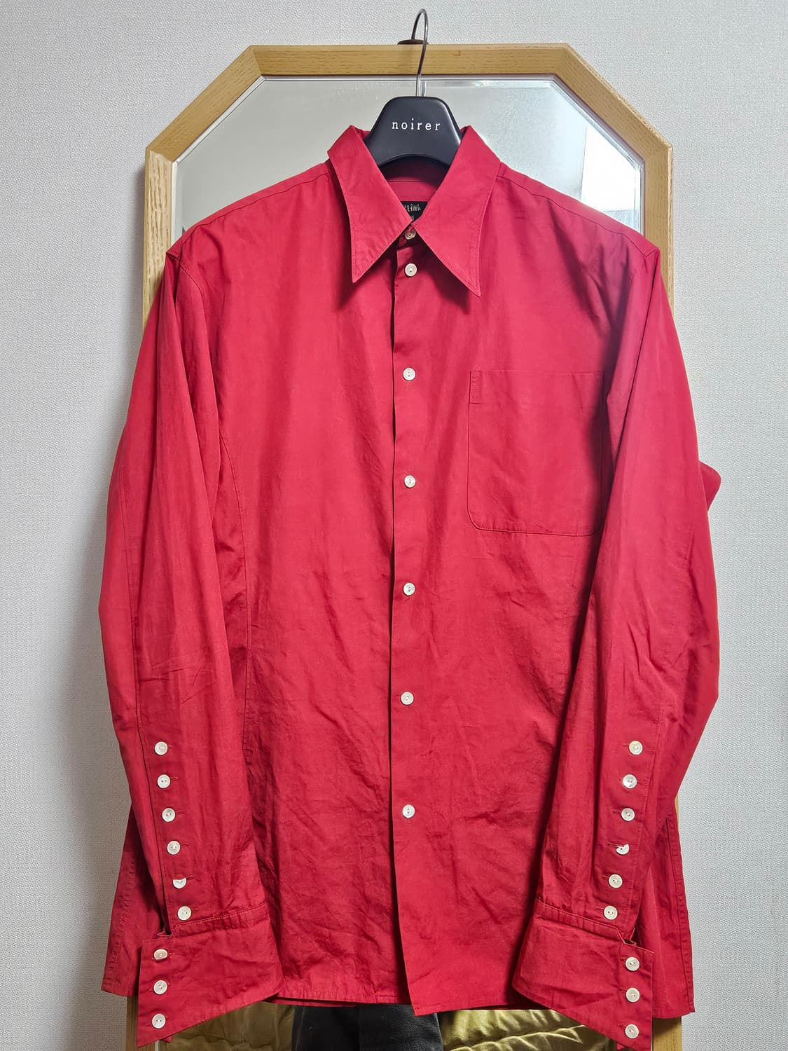 장폴고티에 옴므 셔츠 레드 상품이미지1