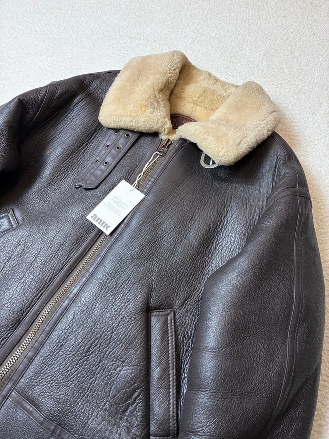 베스트클럽 90's B-3 램스킨 무스탕 자켓 PN6652    상품이미지2