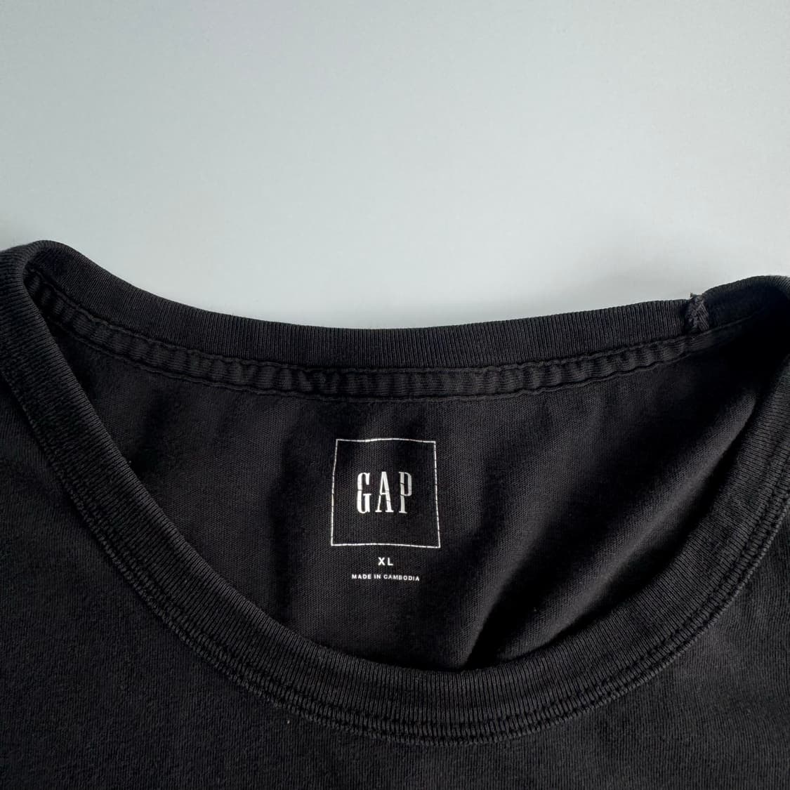 Gap 갭 블루 로고 블랙 반팔  상품이미지5