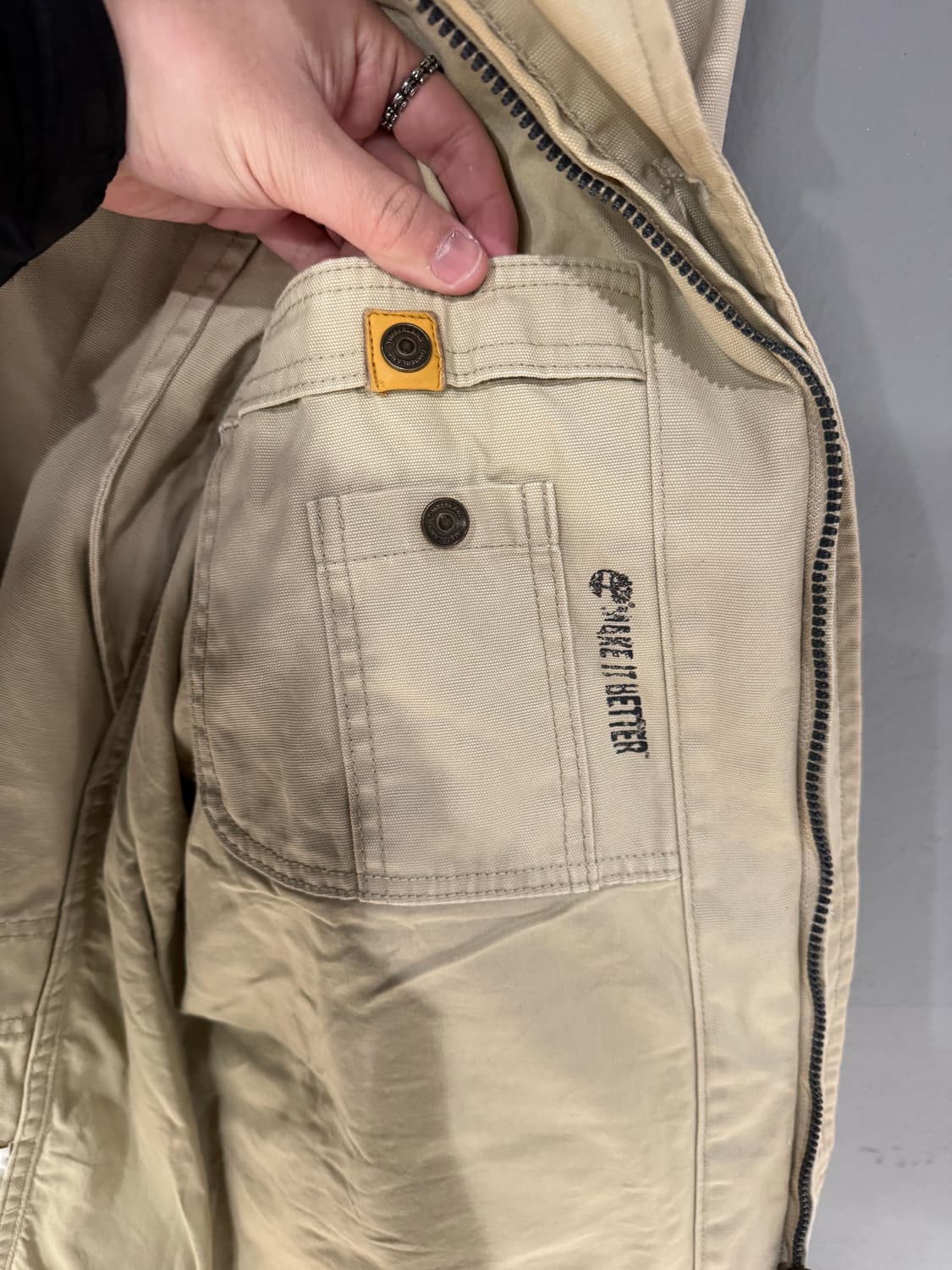 팀버랜드 퀼팅 내피 캔버스 워크자켓 상품이미지10