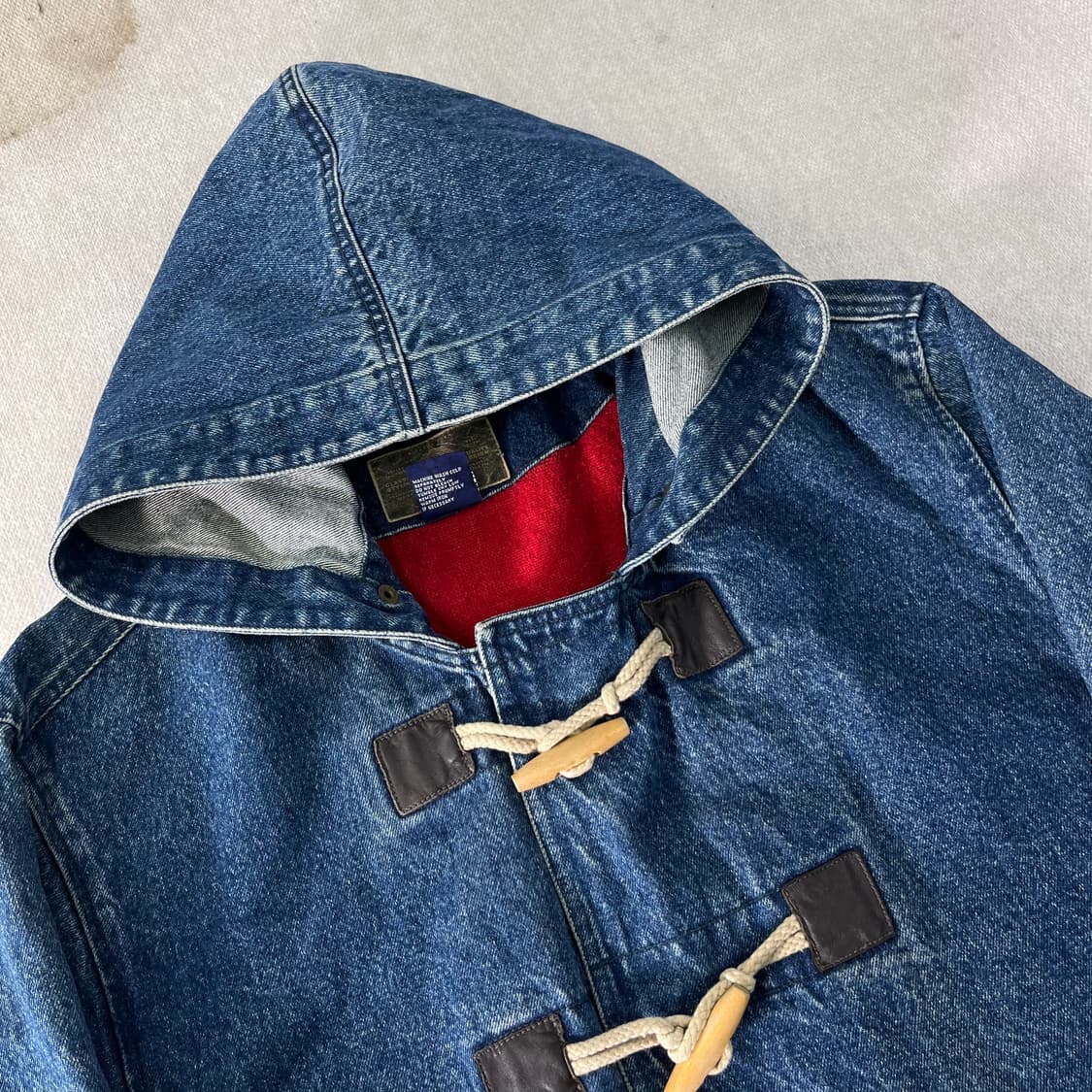 105 90s 갭 클래식 떡볶이 데님 코트 상품이미지2