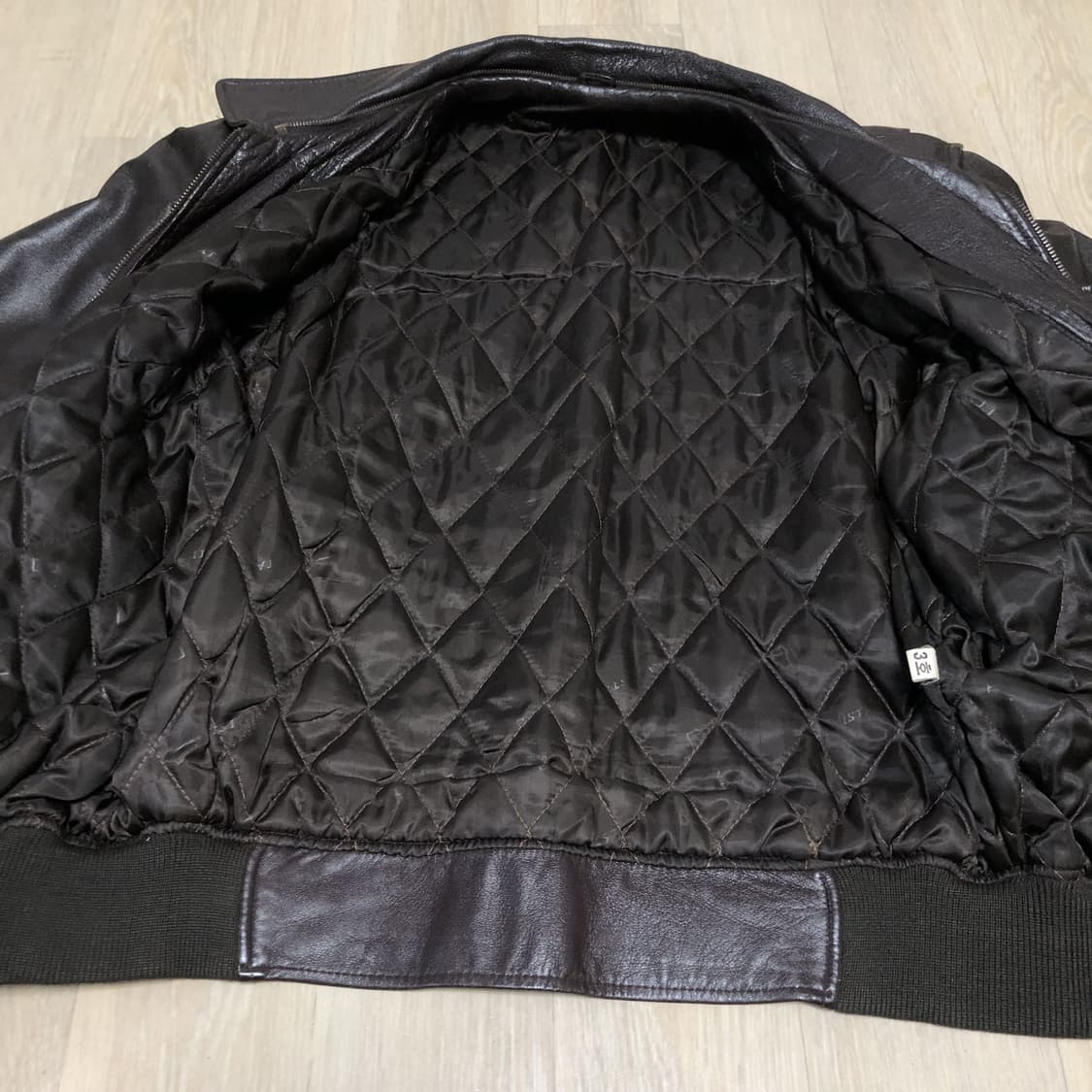 (100) 빈티지 vintage 소가죽 G-1 항공 자켓 브라운 가죽자켓 상품이미지9