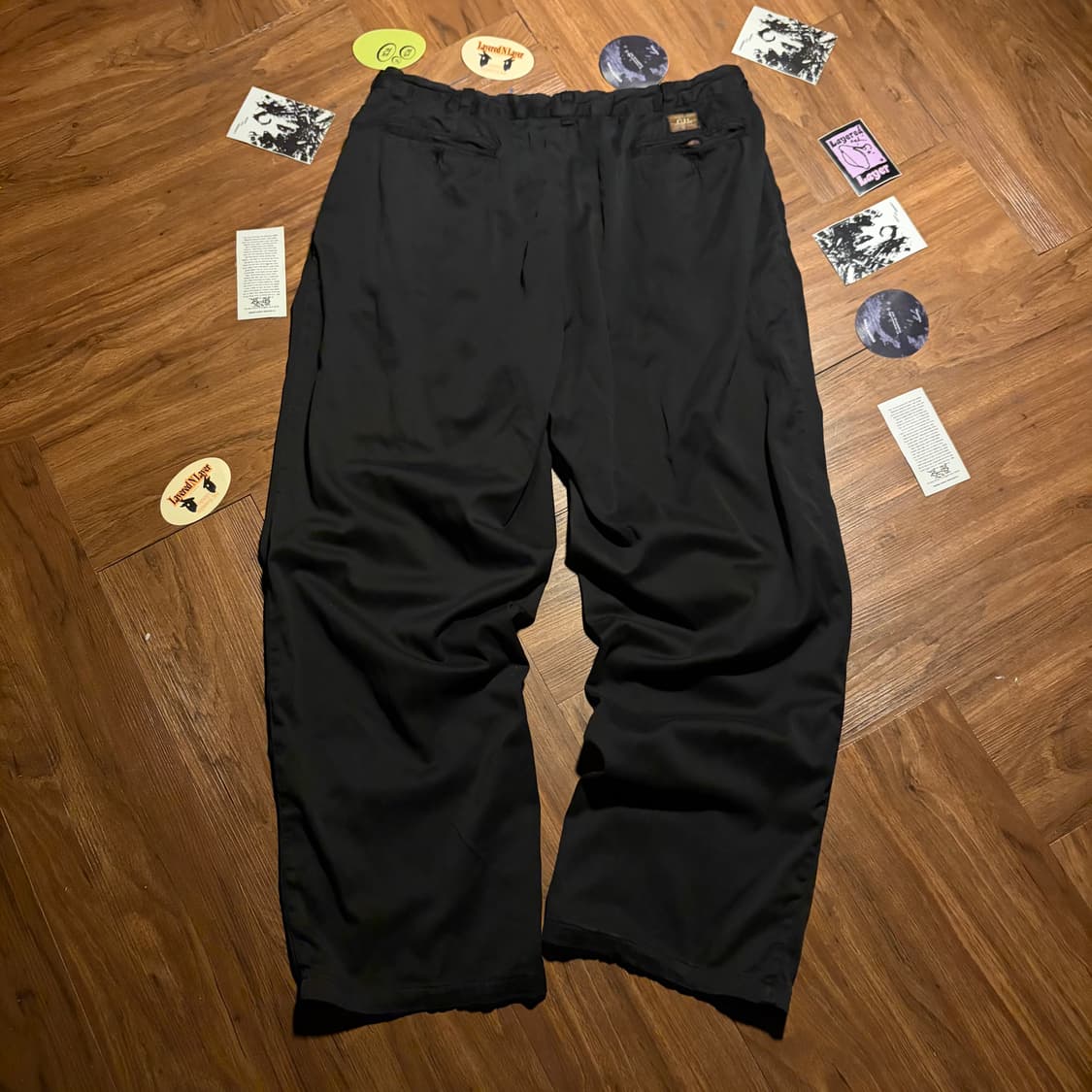 90s CP company 코튼 와이드 원턱 슬랙스 상품이미지1