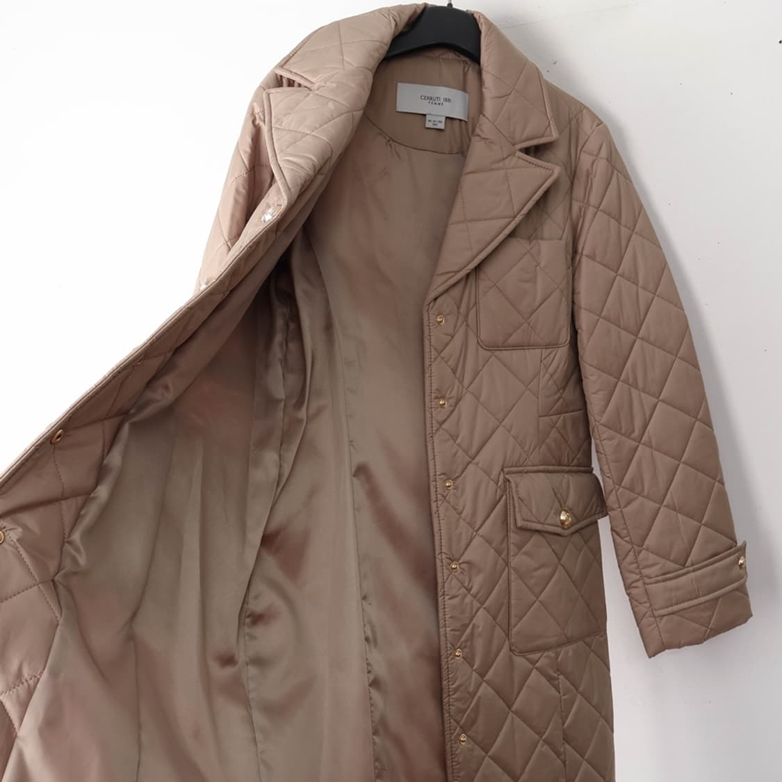 55/세루티1881 슬림핏 퀼팅 코트 상품이미지6