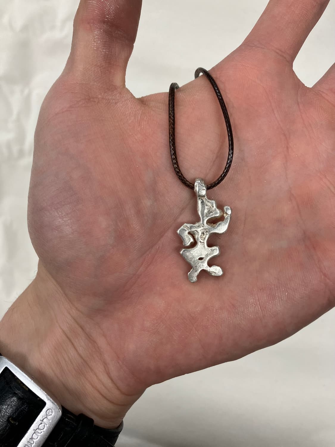 Dancing Man Pendant Necklace (Silver) 상품이미지4