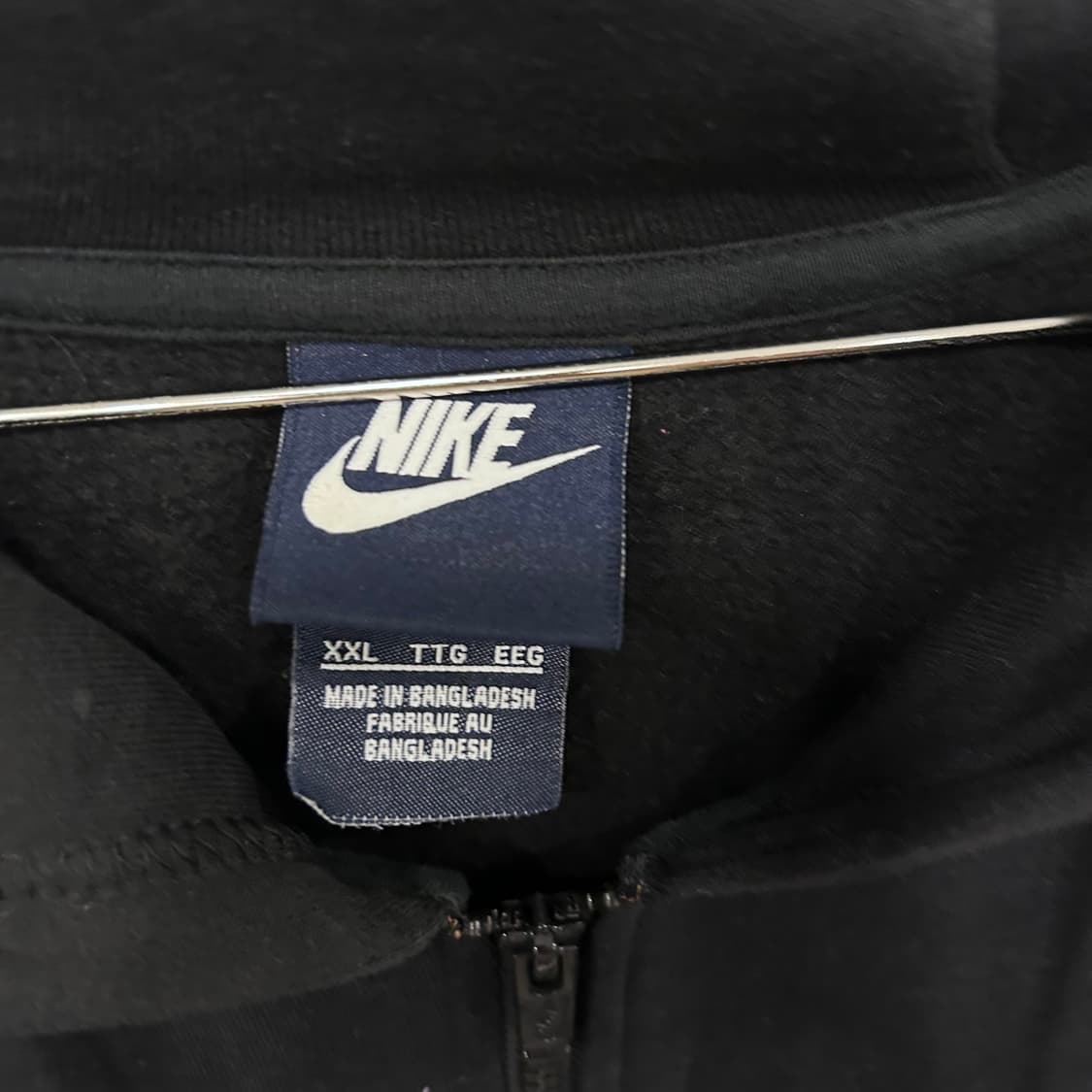 나이키 스우시 자수로고 코튼 오버핏 후드집업 상품이미지3