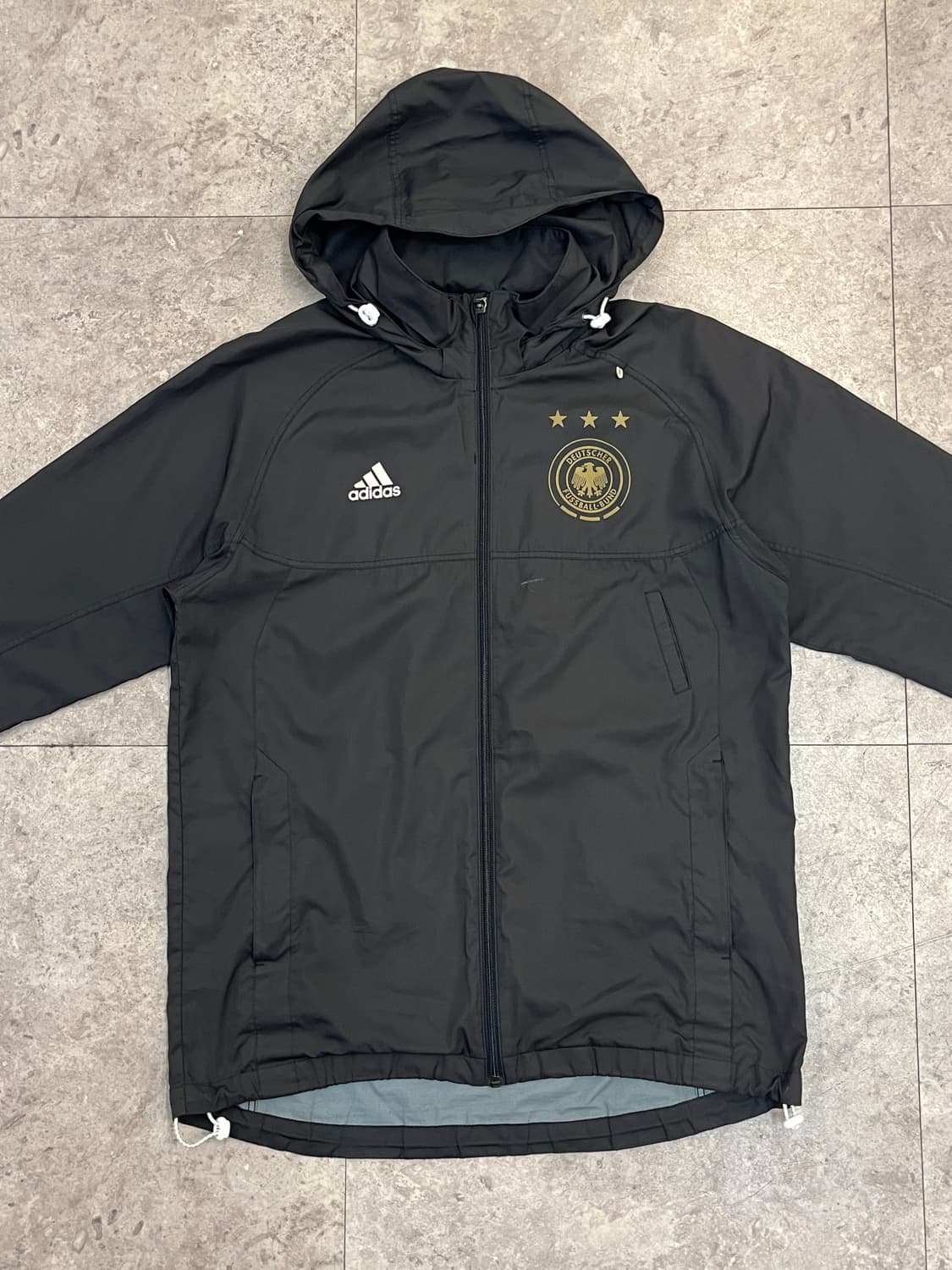 아디다스 독일 후드 바람막이 블랙 90 #csz3737 상품이미지4