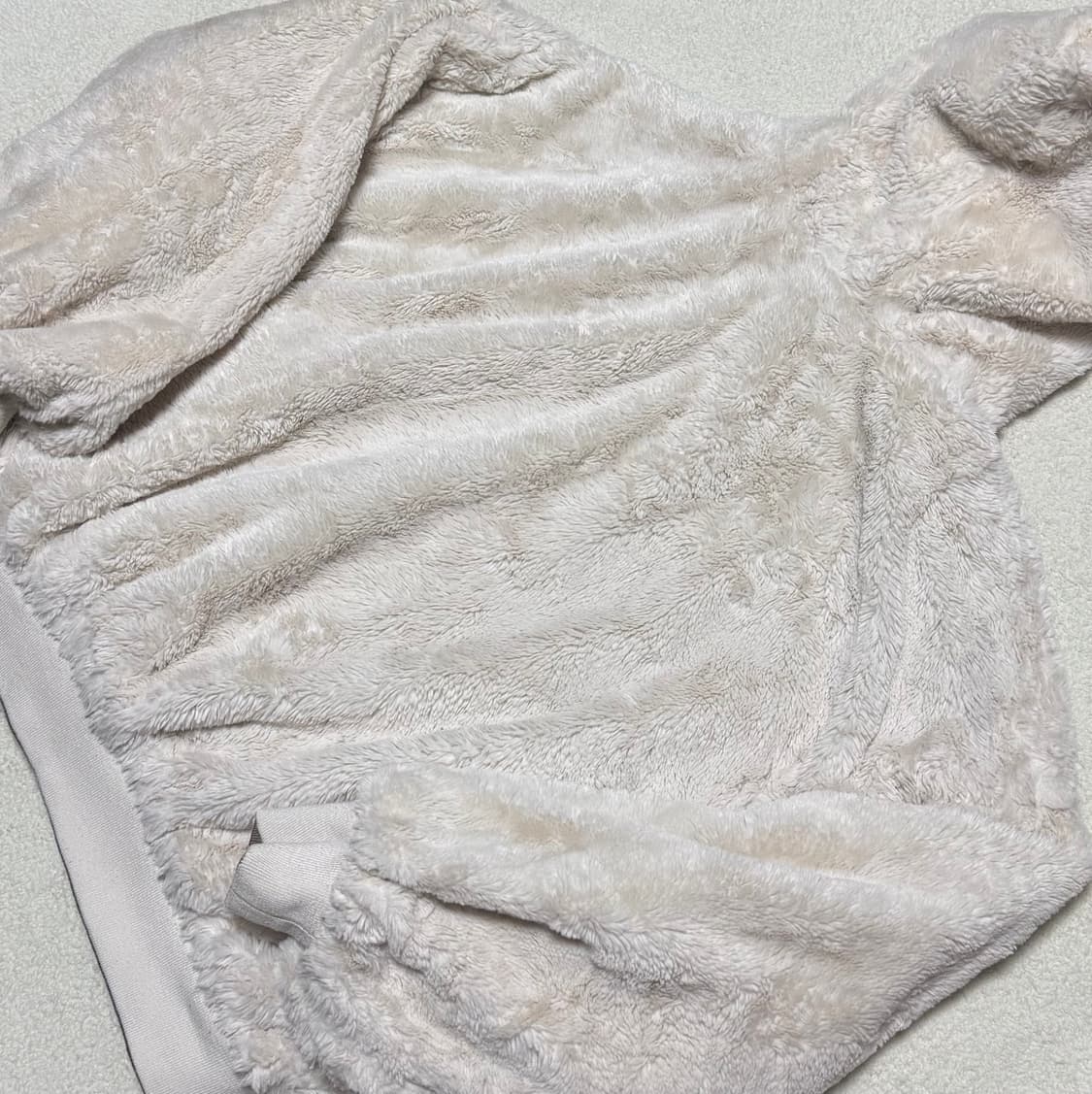 Japanese vintage GRL 카키브라운 리버시블 퍼 항공점퍼  상품이미지7