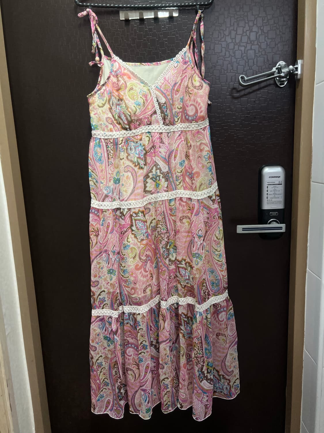 페이즐리 핑크 나시 원피스 L 상품이미지2