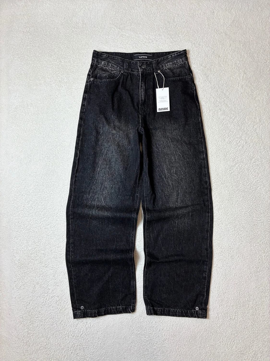 아이돈워너셀 워시드 와이드 데님 팬츠 PN6510    상품이미지1
