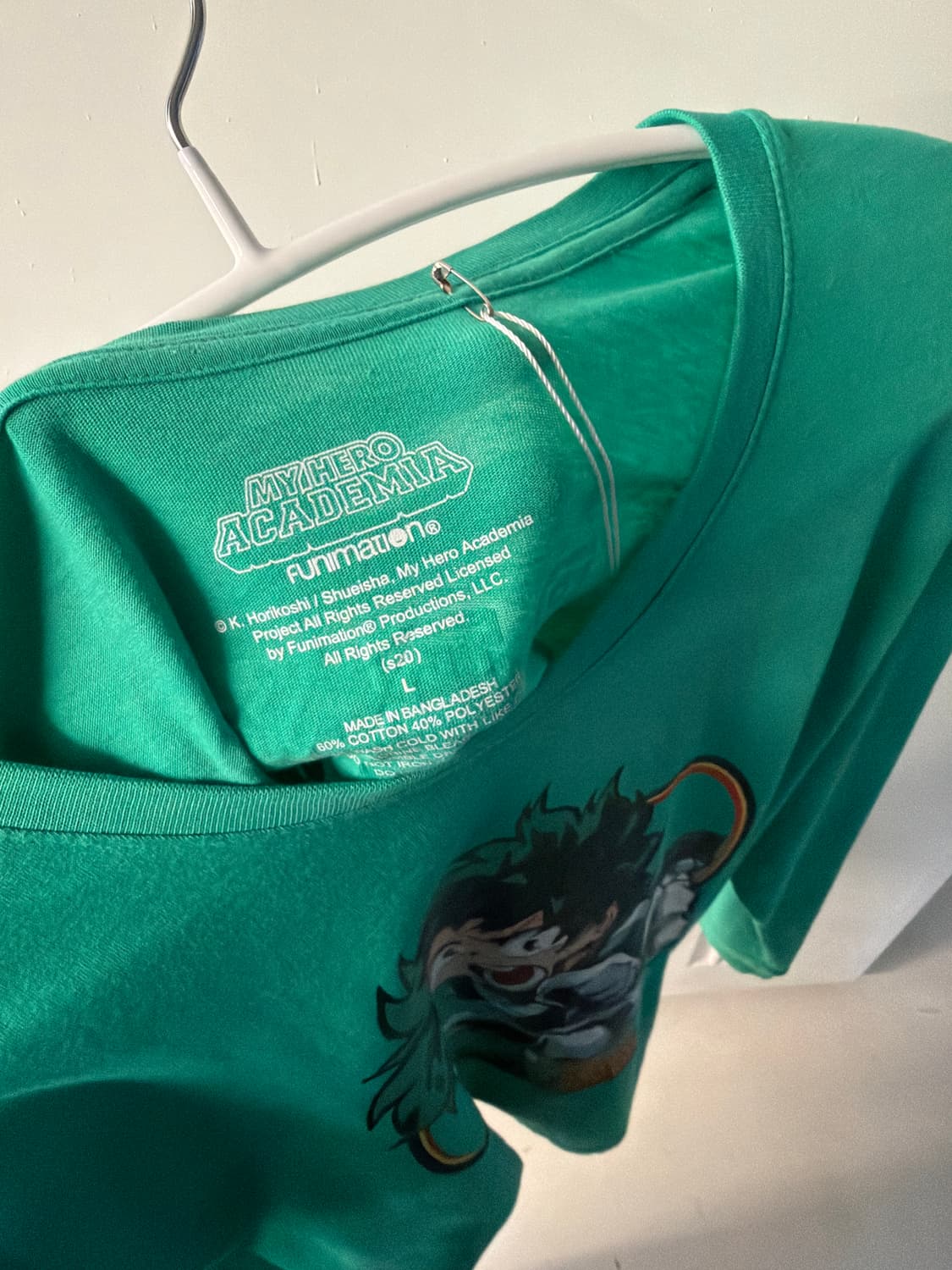 나의 히어로 아카데미 미도리야 애니 롱슬리브 상품이미지6