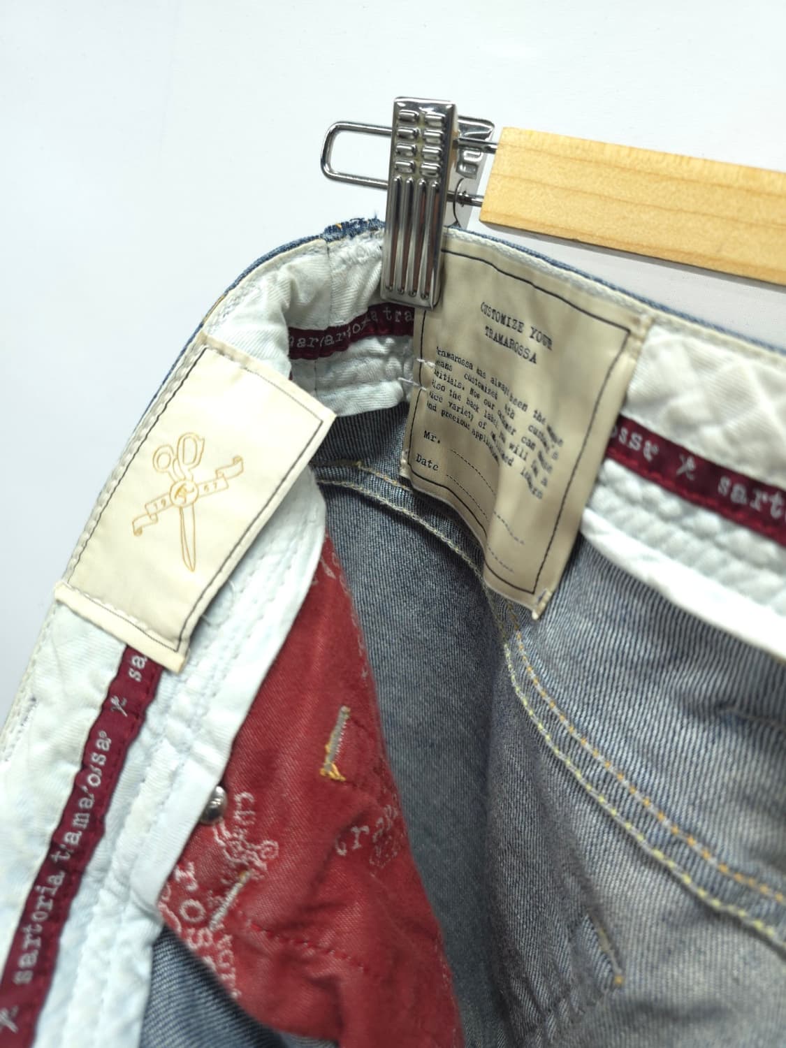 ​트라마로사 미켈란젤로 이태리 프리미엄 셀비지 데님 팬츠 (30~31) 상품이미지9