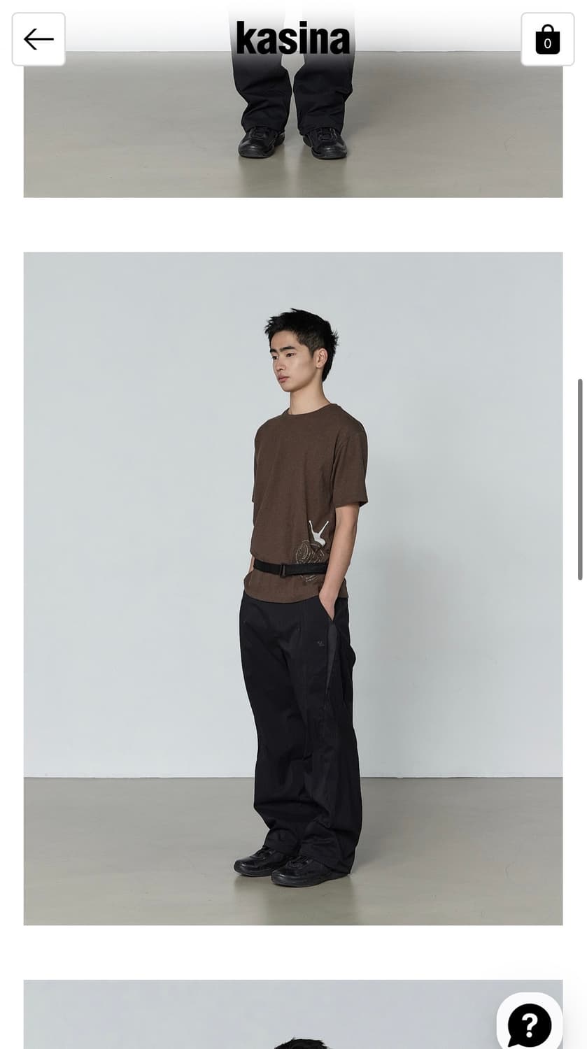 산산기어 웰드 패치드 팬츠 블랙 3사이즈 상품이미지4