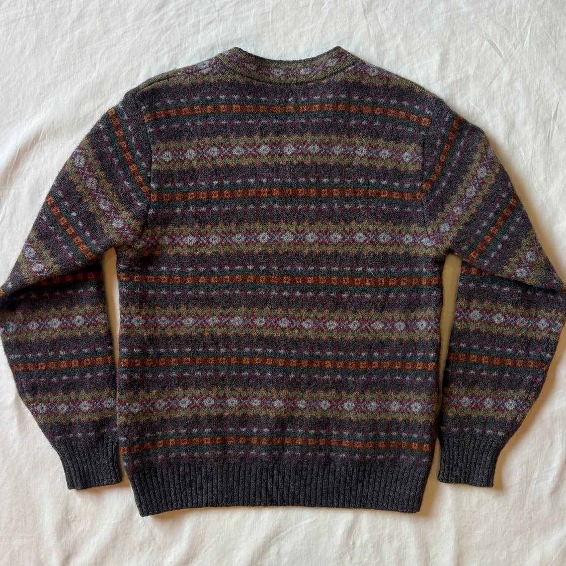 90s 스코틀랜드 USA LANDS END 페어아일 니트 스웨터 상품이미지6