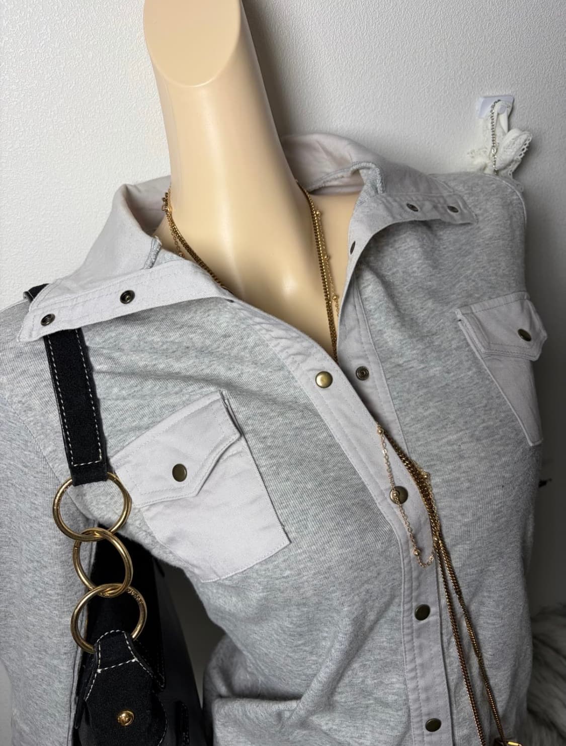 y2k 버튼 긴팔 상품이미지4