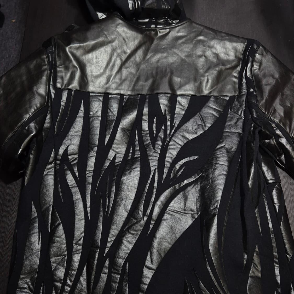 코오롱스포츠 10S 가죽 후드집업 자켓 상품이미지5