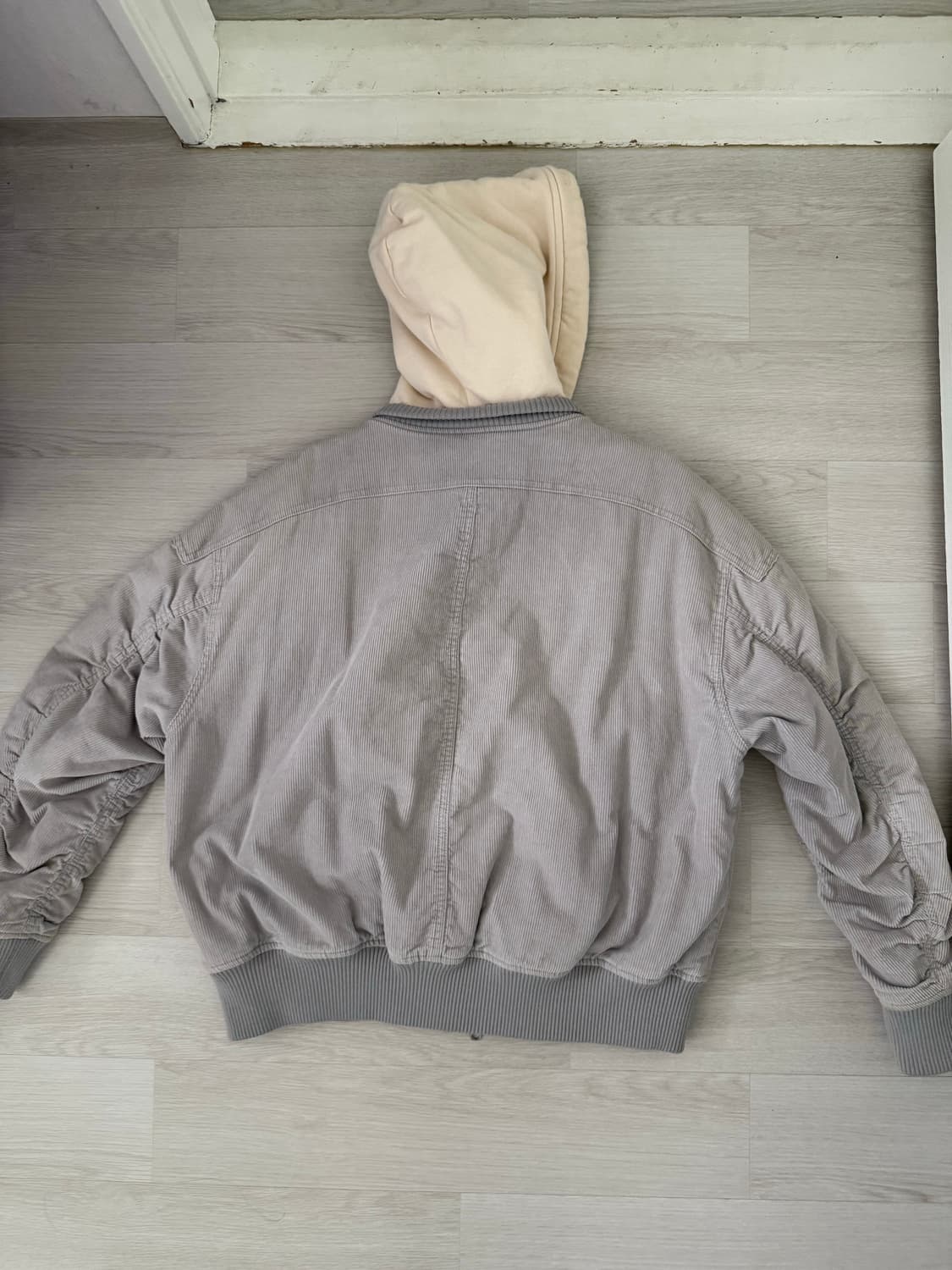 포스333 레이어드 이펙트 봄버 자켓 V2 상품이미지2