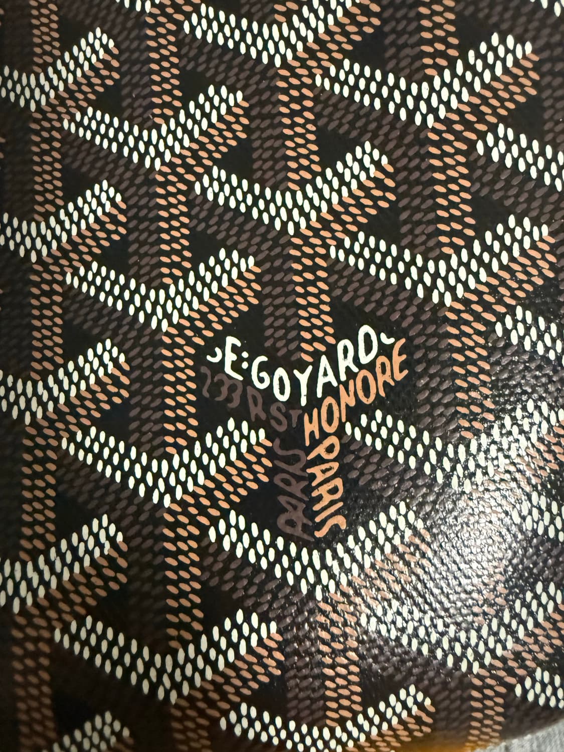 고야드 쿠르지에 메신저백 민트급  블랙탄 풀구성 판매  상품이미지4