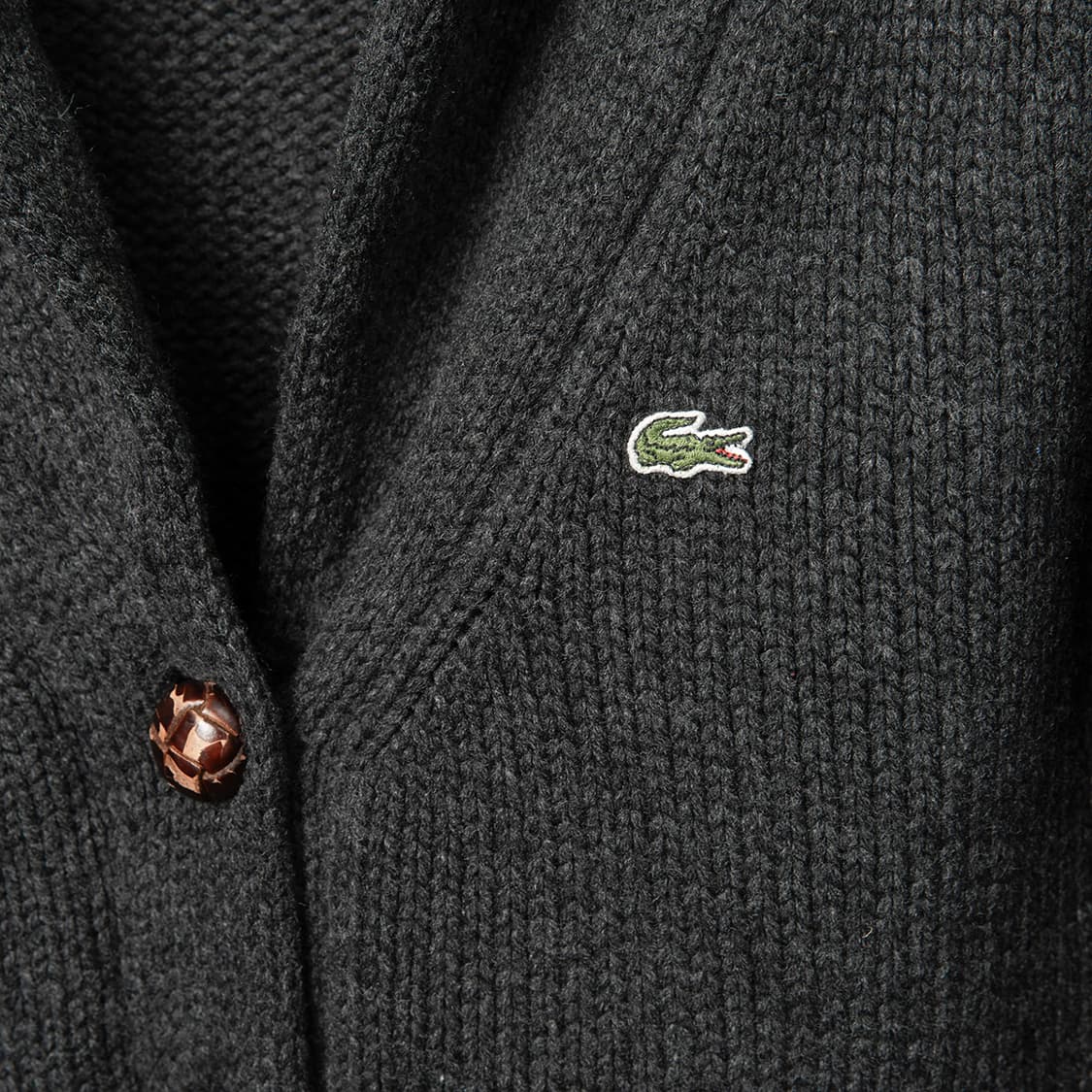 [95] 라코스테 숄카라 울 가디건 그레이 MT-1411  상품이미지2