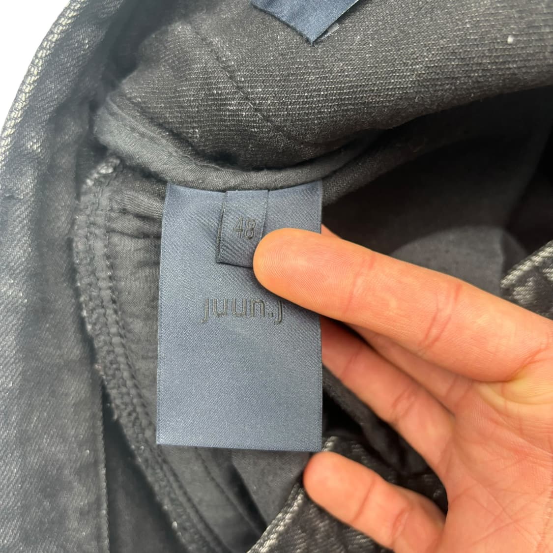 19ss 준지 데님 카고 흑청 팬츠 34 inch 상품이미지8