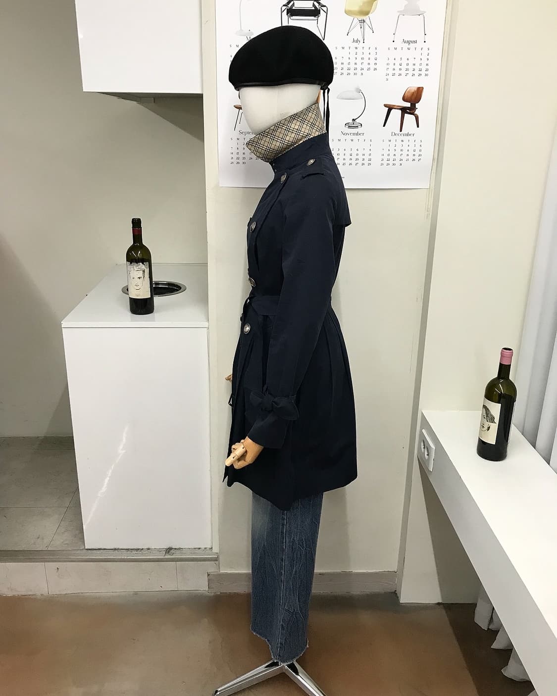 버버리 은장 더블 트렌치 코트 상품이미지9