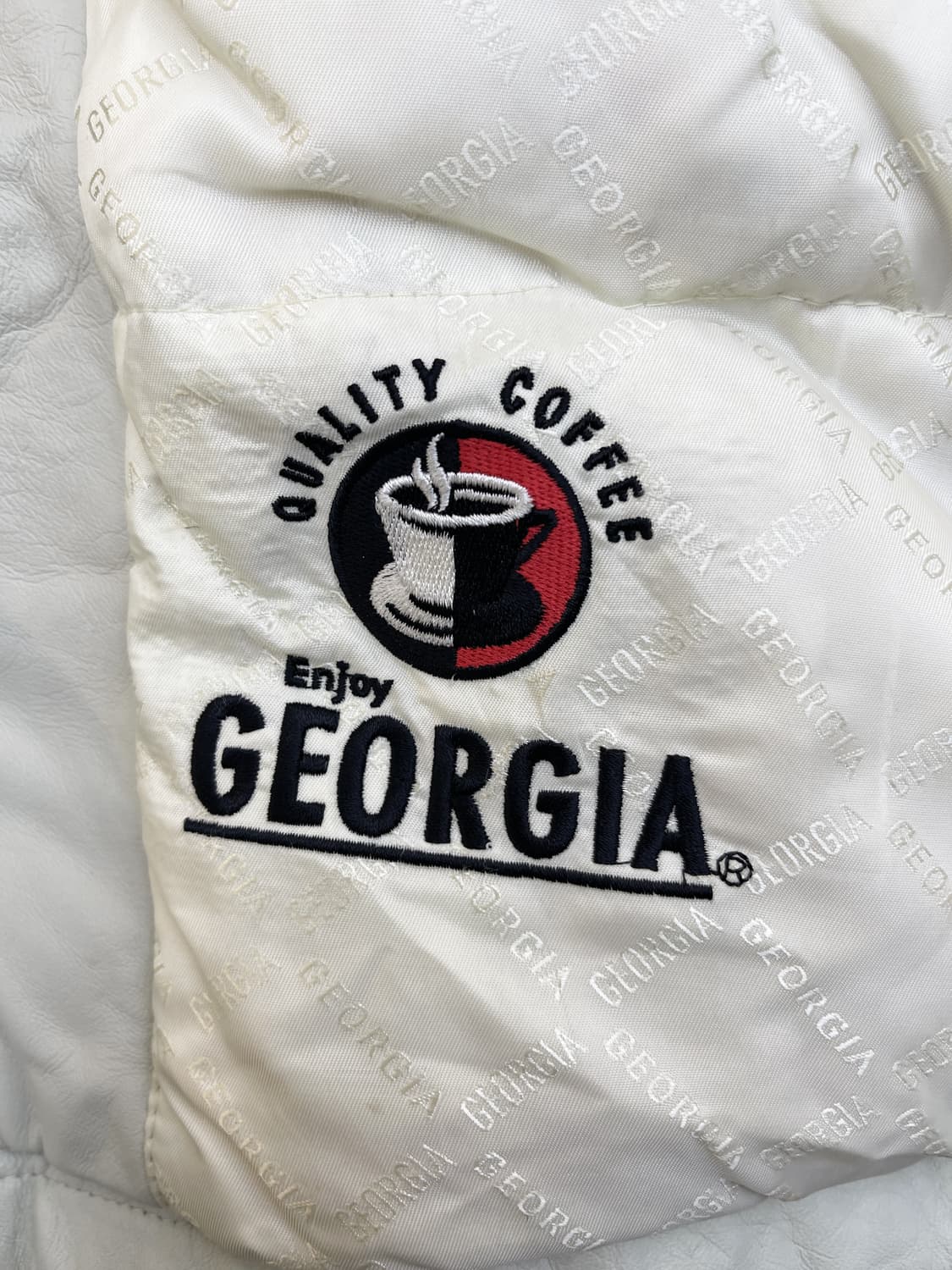 Georgia 램 레더 더플 코트 상품이미지8