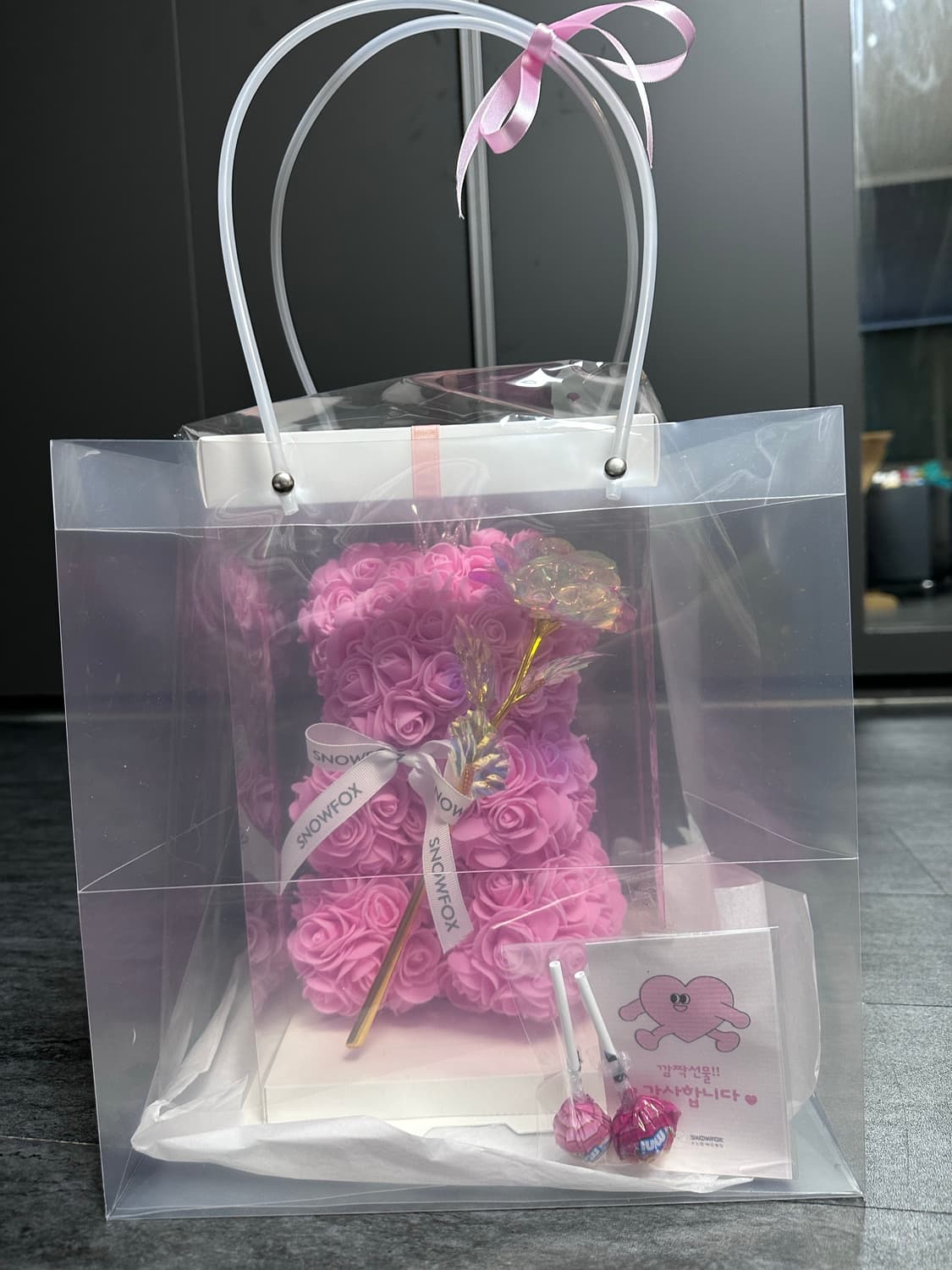 로즈베어 꽃다발 상품이미지3