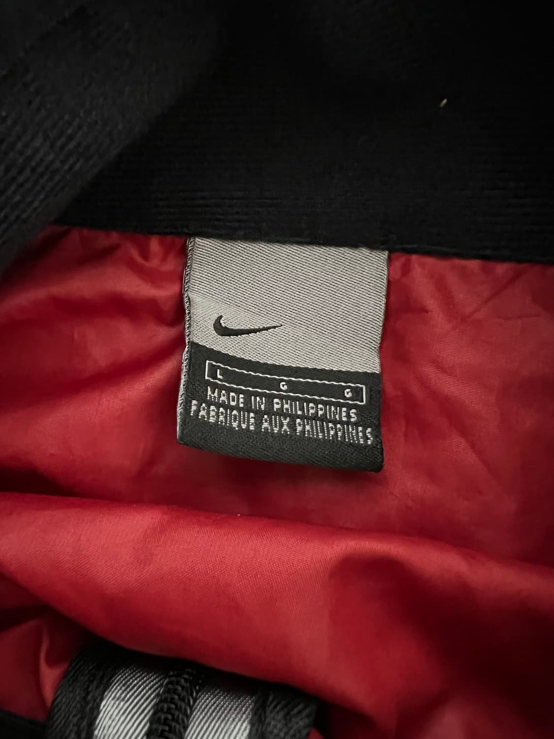 00s 나이키 빈티지 올드스쿨 쿼터 나일론 아노락 집업 상품이미지3