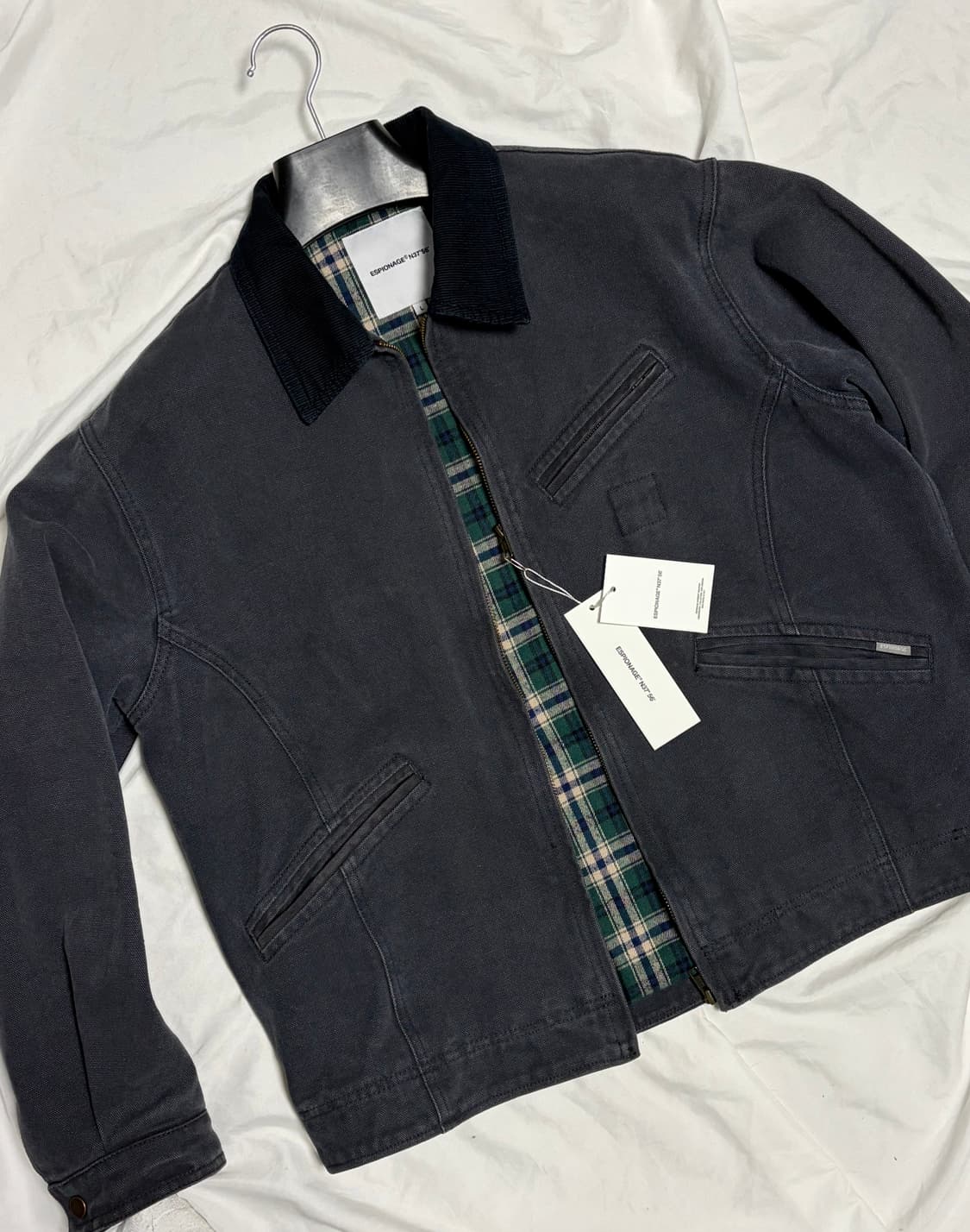 에스피오나지 Washed Canvas Blouson Jacket 상품이미지3