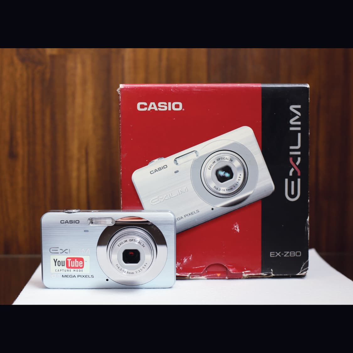 레어<준 민트급><한글>카시오 엑슬림 Z80 라이트블루 빈티지 디카 상품이미지1