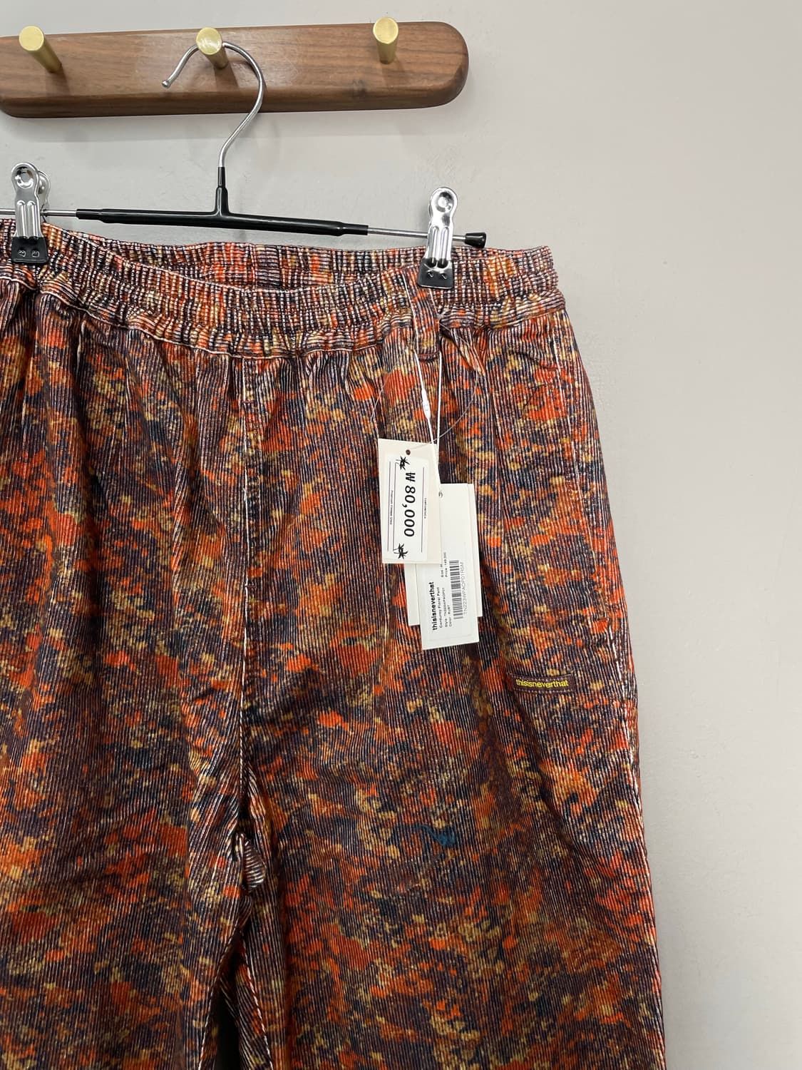 디스이즈네버댓 코듀로이 폴로랄 팬츠 H1902 상품이미지3