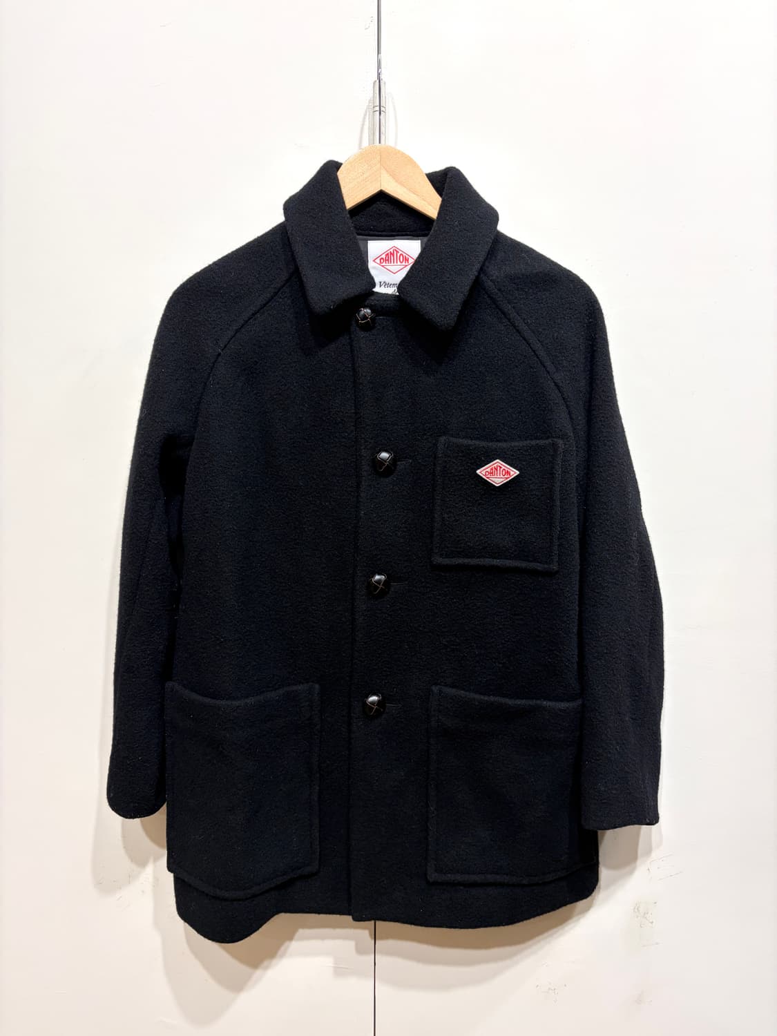 단톤 울 하프 코트 상품이미지3