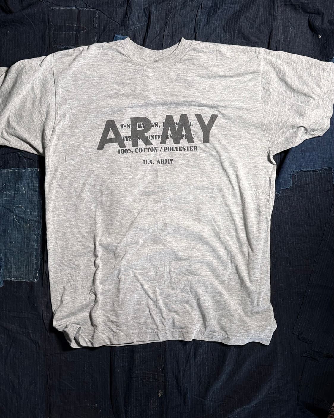 00's U.S Army 'Spec.' 스텐실 IPFU 티셔츠 L 상품이미지1