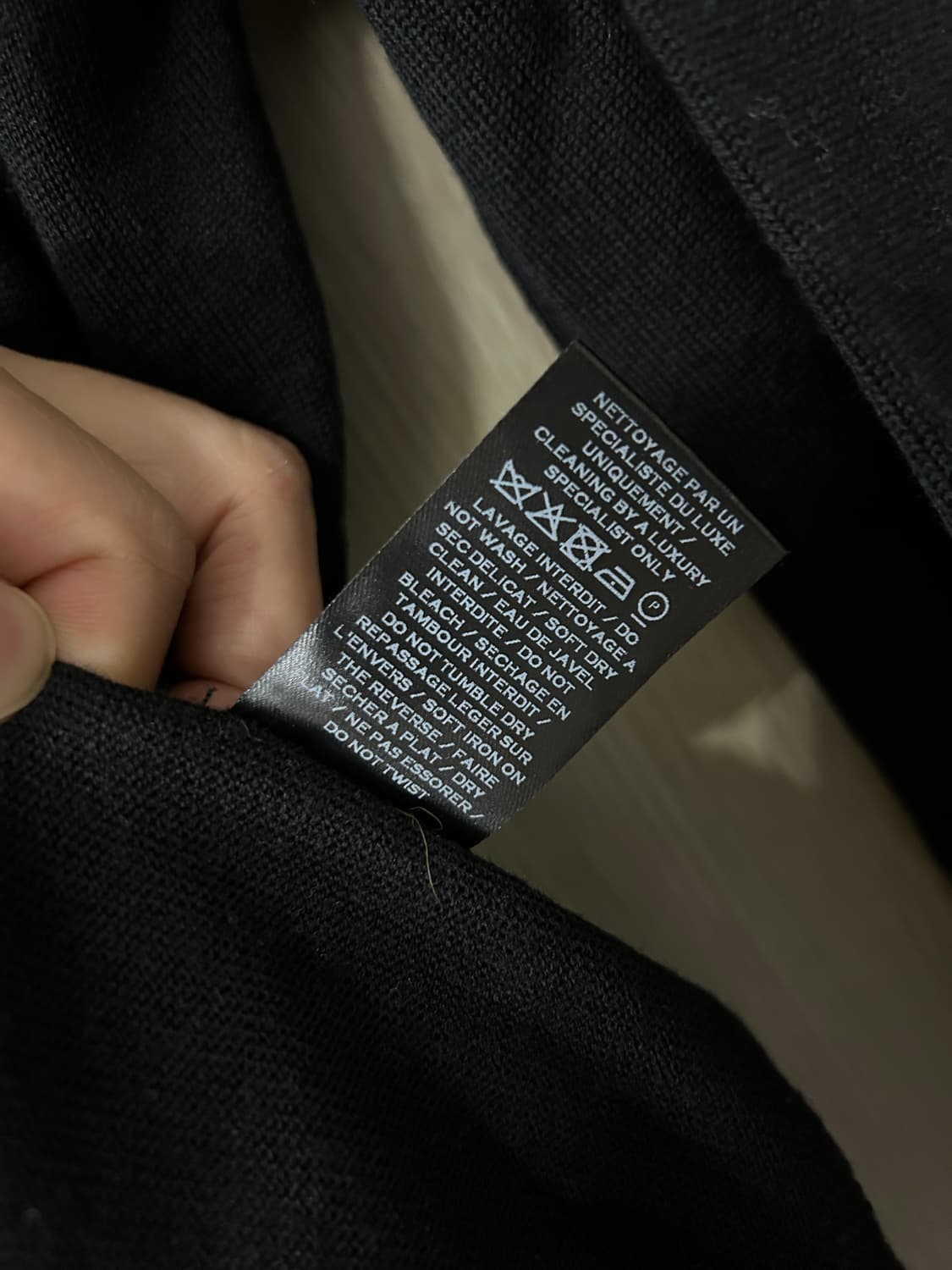 발망 인타르시아 로고 울 니트 상품이미지5