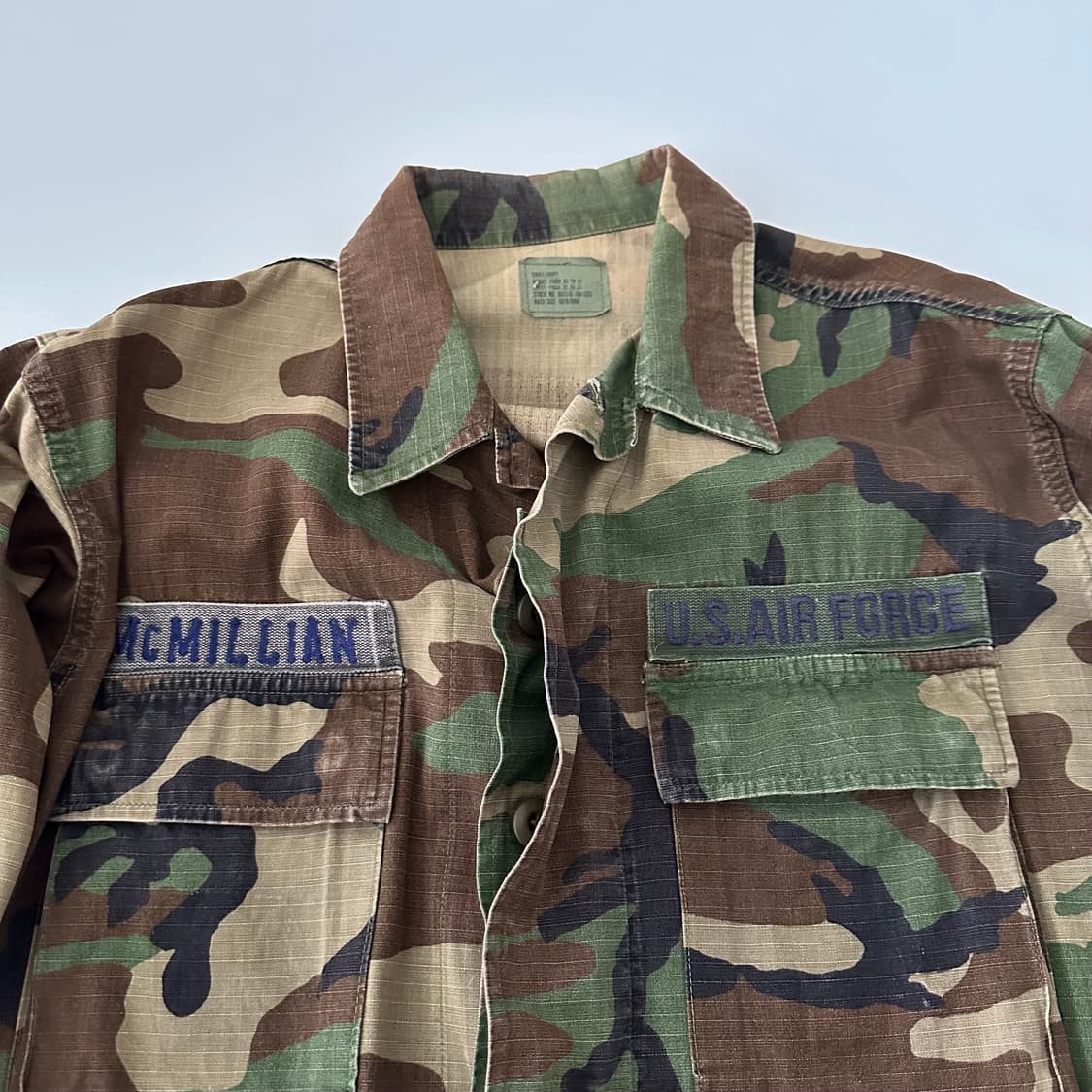 80's USA 밀리터리 미공군 카모 자켓 상품이미지2