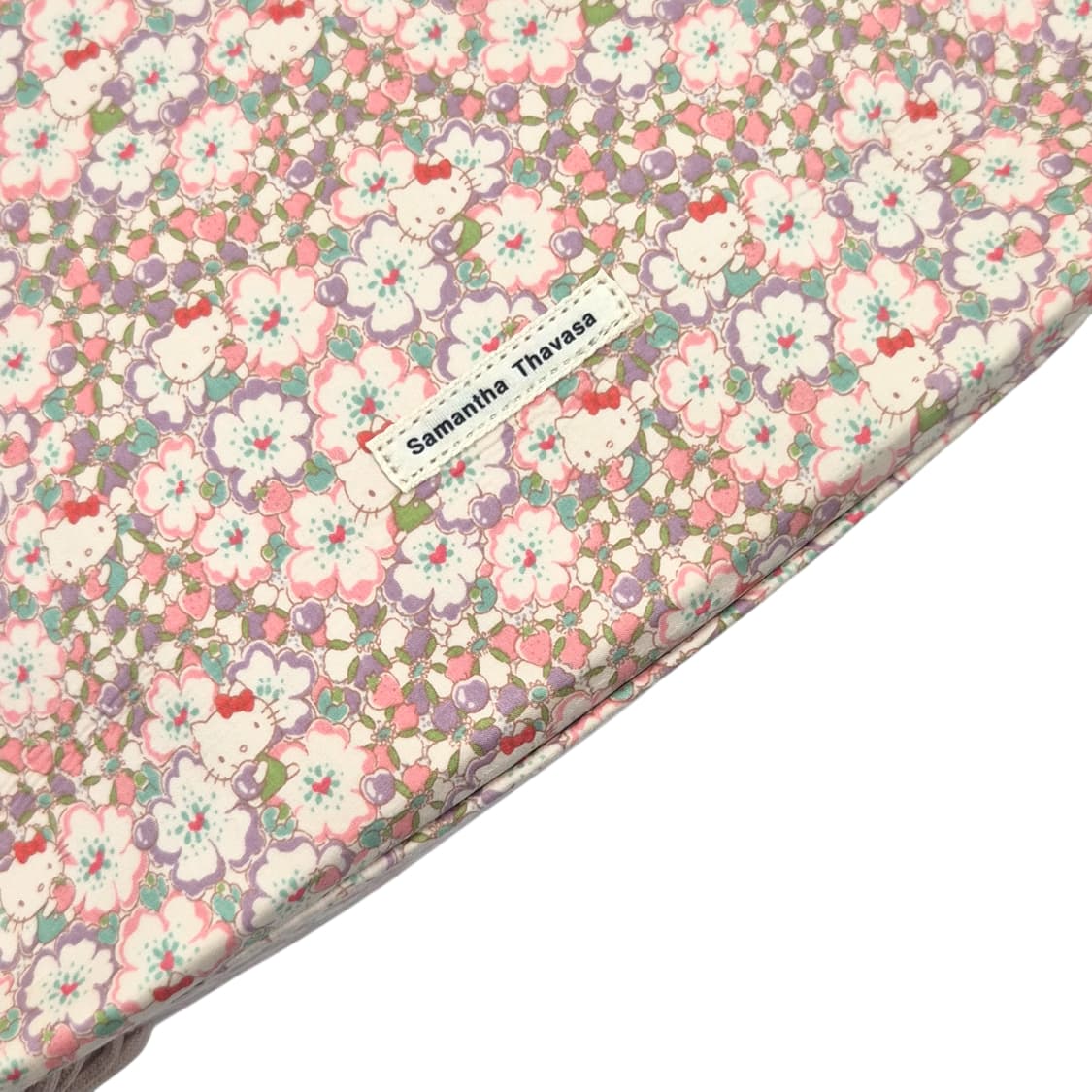 10s 사만사타바사 x 헬로키티 플로랄 뱀부 핸드백 상품이미지4