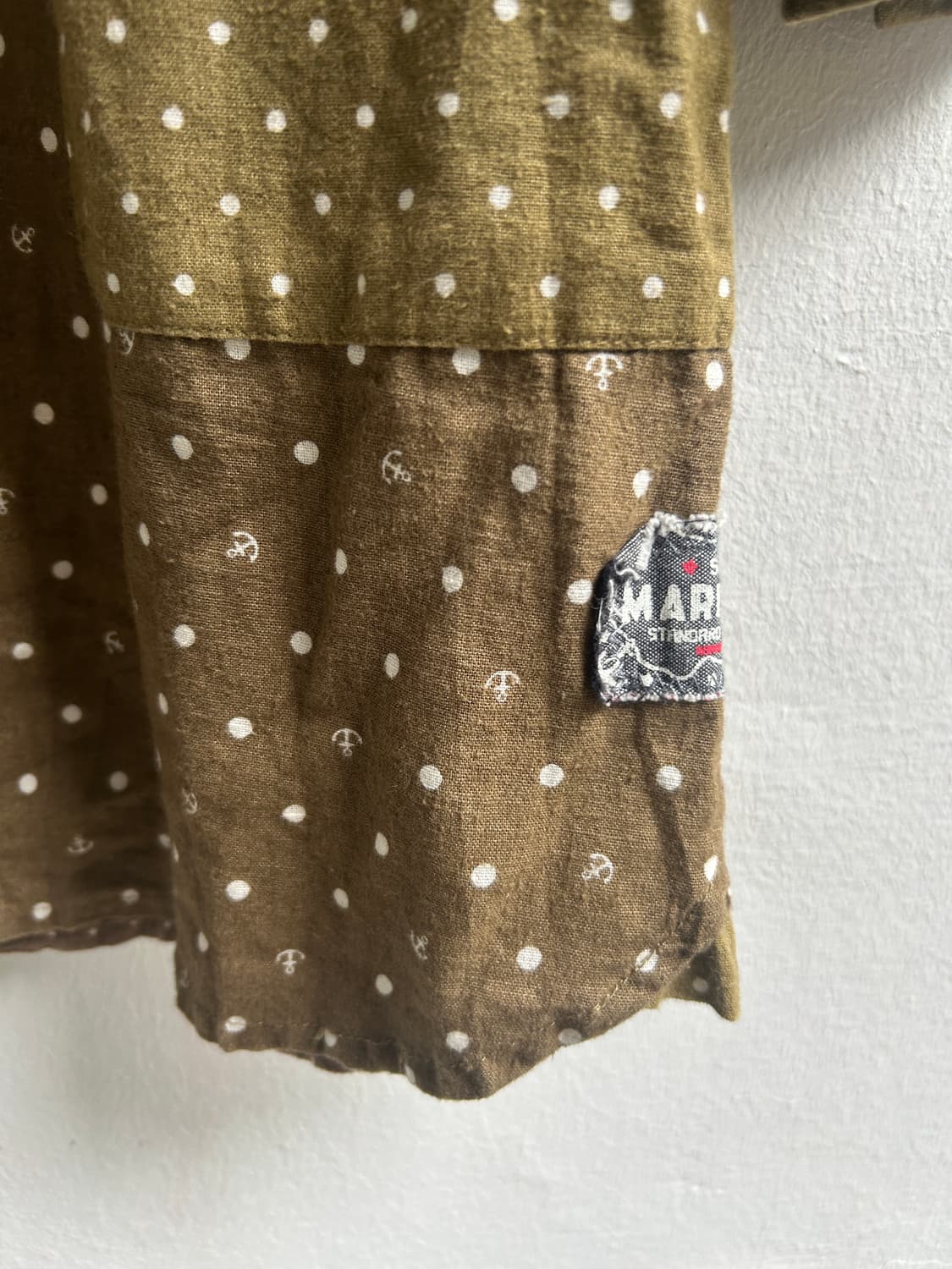 땡땡이 패치워크 셔츠원피스  상품이미지6