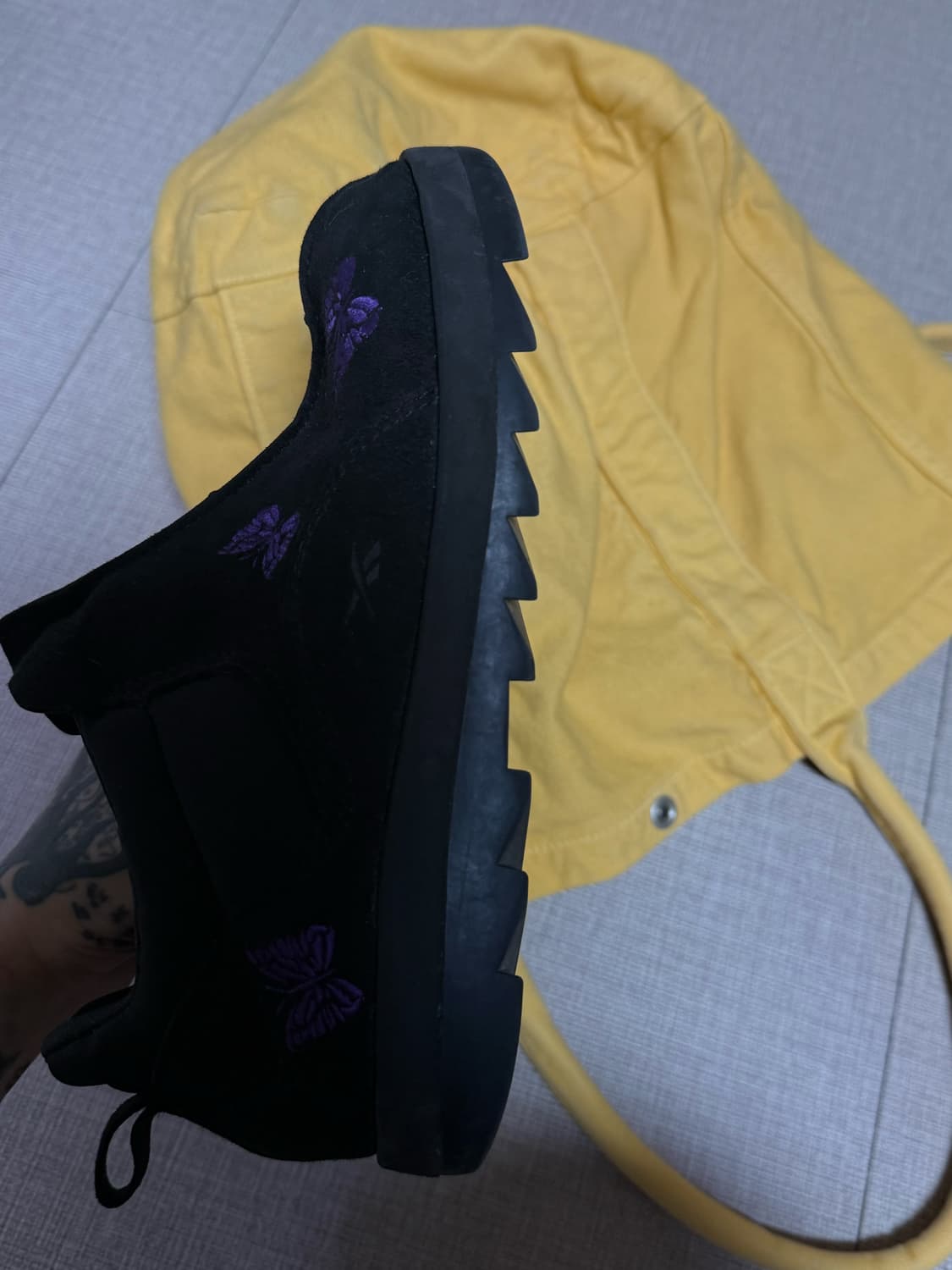 Needles X Reebok 니들스 리복 비트닉 목 코어블랙 퍼플 상품이미지3