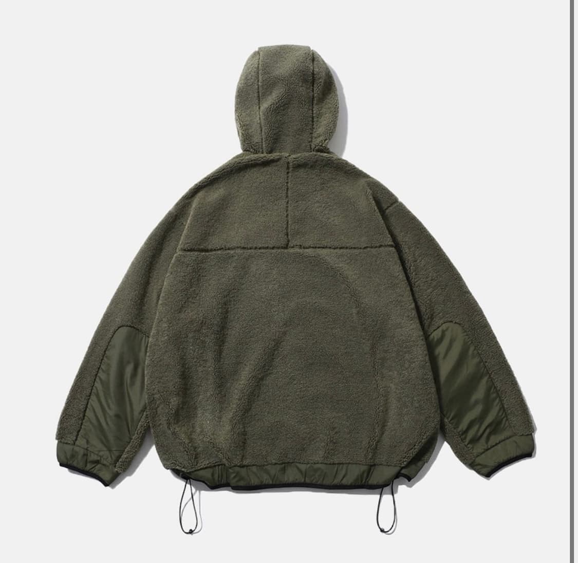 모이프 하이커 후디드 플리스 올리브 3사이즈 상품이미지2